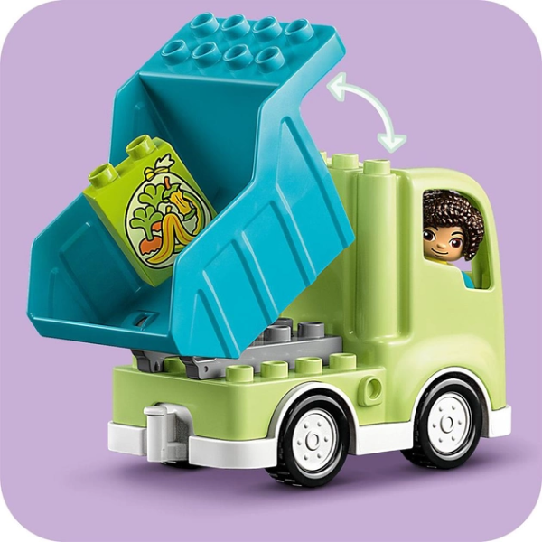 Конструктор LEGO Duplo Мусороперерабатывающий грузовик 10987 / 15 деталей - фото 6