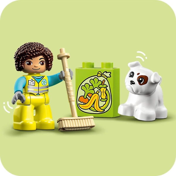 Конструктор LEGO Duplo Мусороперерабатывающий грузовик 10987 / 15 деталей - фото 5