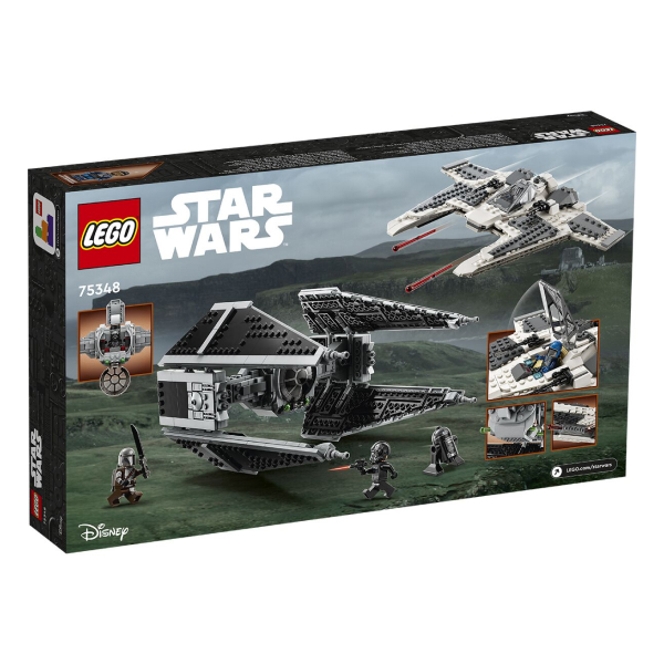 Конструктор LEGO Star Wars Мандалорский истребитель против перехватчика TIE (75348) / 957 деталей - фото 2