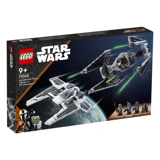 Конструктор LEGO Star Wars Мандалорский истребитель против перехватчика TIE (75348) / 957 деталей