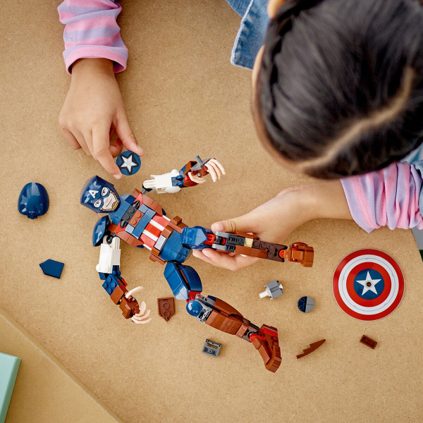 Конструктор LEGO Marvel Фигурка Капитана Америка для сборки 76258 / 310 деталей - фото 5