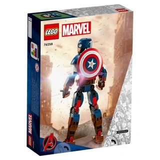 Конструктор LEGO Marvel Фигурка Капитана Америка для сборки 76258 / 310 деталей