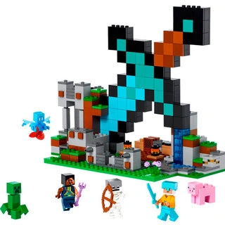 Конструктор LEGO Minecraft Форпост с мечом 21244 / 427 деталей
