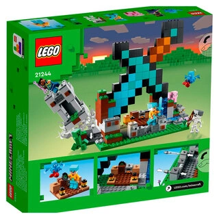 Конструктор LEGO Minecraft Форпост с мечом 21244 / 427 деталей