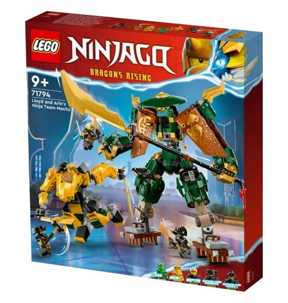 Конструктор LEGO Ninjago Командные роботы ниндзя Ллойда и Арин (71794) / 764 деталей