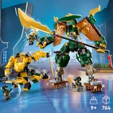 Конструктор LEGO Ninjago Командные роботы ниндзя Ллойда и Арин (71794) / 764 деталей - фото 2