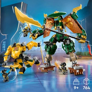 Конструктор LEGO Ninjago Командные роботы ниндзя Ллойда и Арин (71794) / 764 деталей