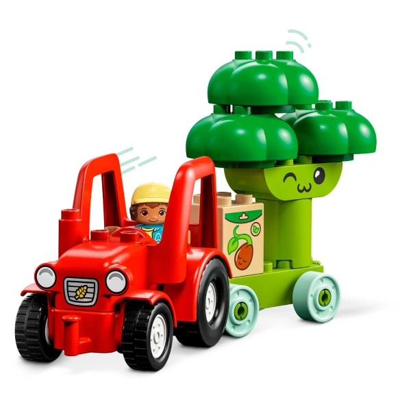 Конструктор LEGO Duplo Трактор с овощами и фруктами 10982 / 19 деталей - фото 4