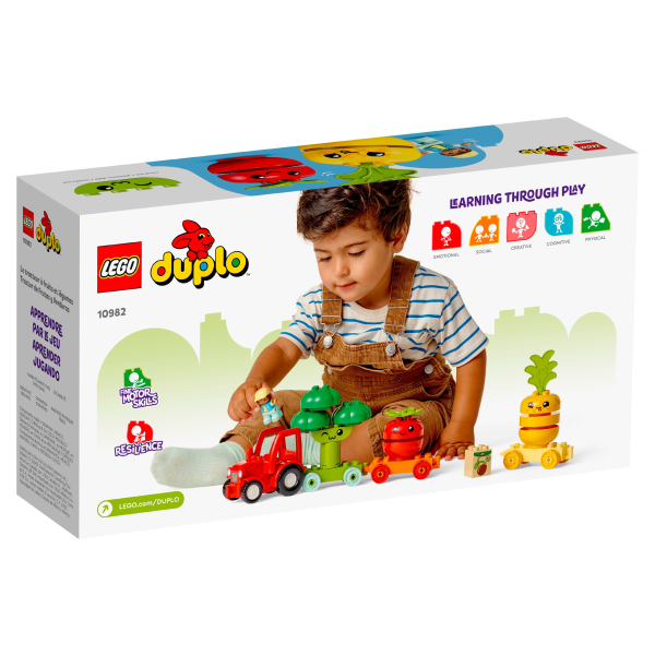 Конструктор LEGO Duplo Трактор с овощами и фруктами 10982 / 19 деталей - фото 2