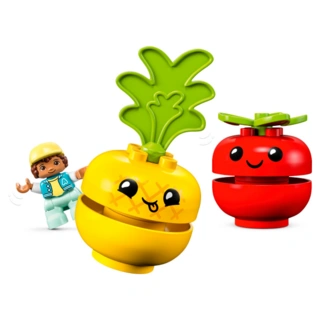 Конструктор LEGO Duplo Трактор с овощами и фруктами 10982 / 19 деталей
