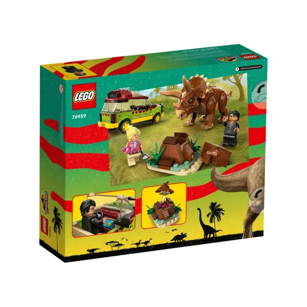 Конструктор LEGO Jurassic Park Исследование трицератопсов 76959 / 281 деталей - фото 4