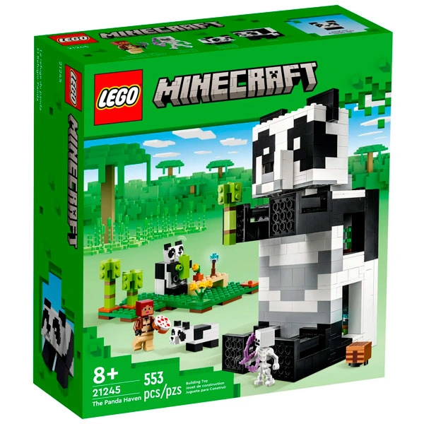 Конструктор LEGO Minecraft квартира панды 21245 / 553 детали - фото 2