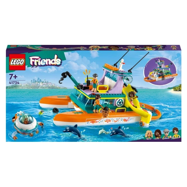 Конструктор Lego Friends Лодка морской спасательной бригады 41734 / 717 деталей - фото 3