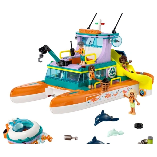 Конструктор Lego Friends Лодка морской спасательной бригады 41734 / 717 деталей