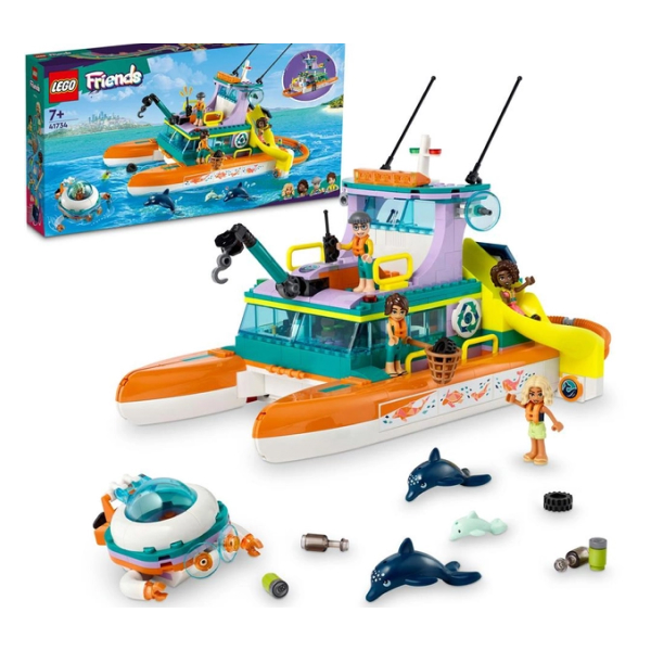Конструктор Lego Friends Лодка морской спасательной бригады 41734 / 717 деталей - фото 2