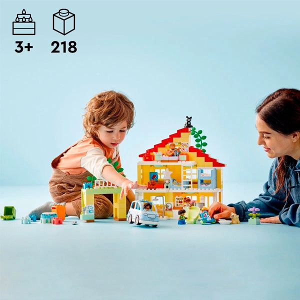 Конструктор LEGO Duplo Семейный дом 3 в 1 10994 / 218 деталей - фото 7