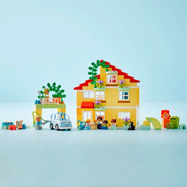 Конструктор LEGO Duplo Семейный дом 3 в 1 10994 / 218 деталей - фото 9