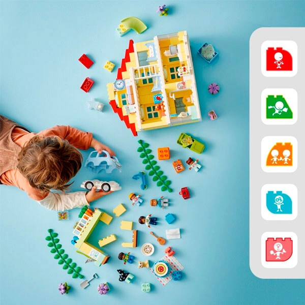 Конструктор LEGO Duplo Семейный дом 3 в 1 10994 / 218 деталей - фото 8