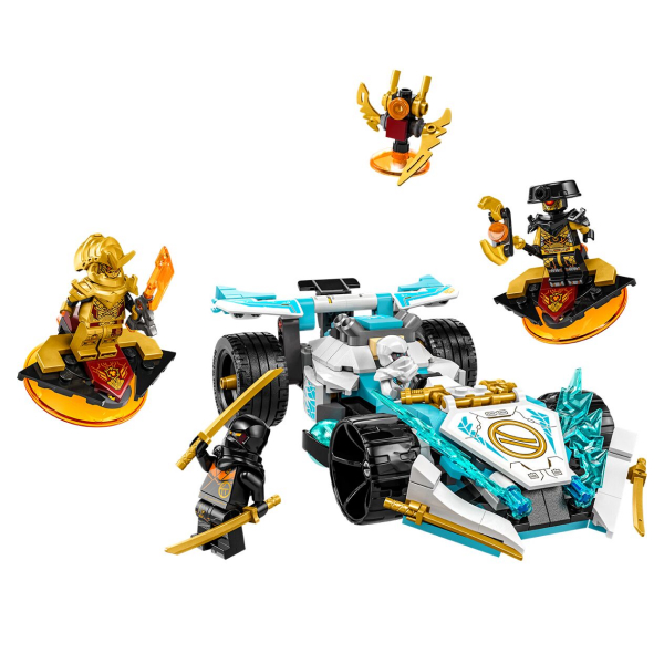 Конструктор LEGO Ninjago Сила дракона Зейна: Гоночный автомобиль Кружитцу (71791) / 307 деталей - фото 2