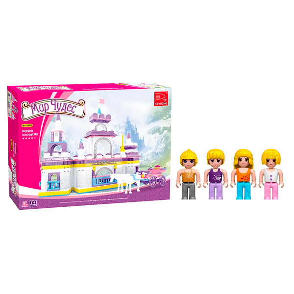 Keyixing ойын конструкторы 24806 Ғажайыптар әлемі (жиынтықтағы 614 бөлік)