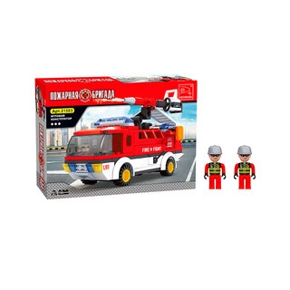Игровой конструктор Keyixing 21503 ПОЖАРНАЯ БРИГАДА (196 деталей в наборе) Пожарная бригада (21503) / 196 деталей