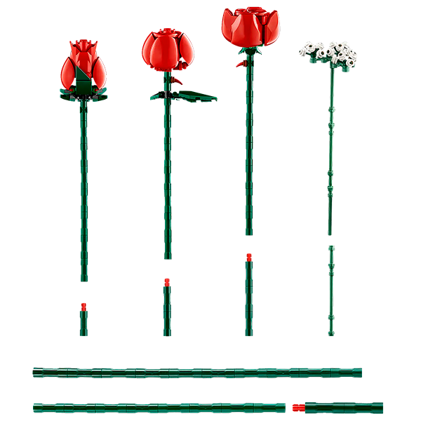 Конструктор Lego 10328 Icons Букет роз - фото 5