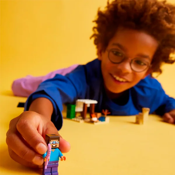 Конструктор Lego Minecraft Экспедиция Стива в пустыню 21251 - фото 9