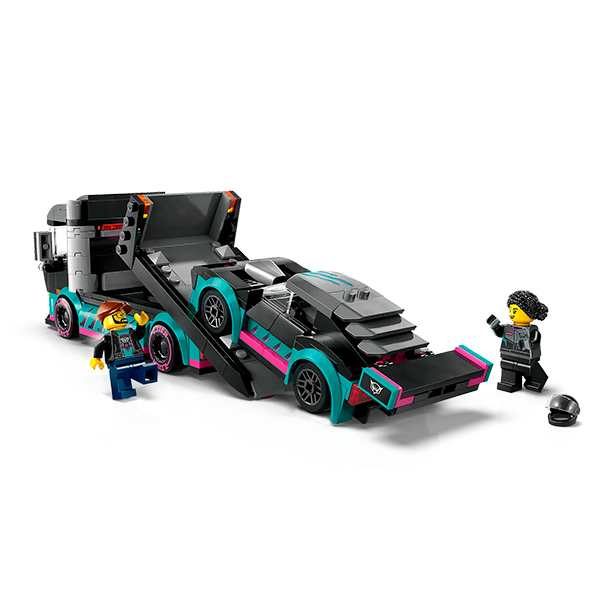 Конструктор Lego Город Гоночный автомобиль и грузовик-автовоз 60406 - фото 3