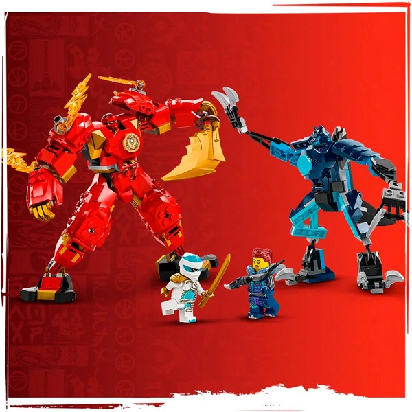 Конструктор Lego 71808 Ninjago Огненный робот Кая - фото 8