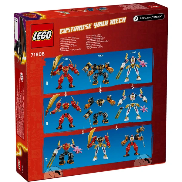 Конструктор Lego 71808 Ninjago Огненный робот Кая - фото 3