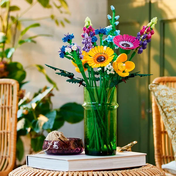 Конструктор Lego 10313 Icons Жабайы Гүл Шоғы - фото 9