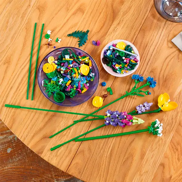 Конструктор Lego 10313 Icons Жабайы Гүл Шоғы - фото 10