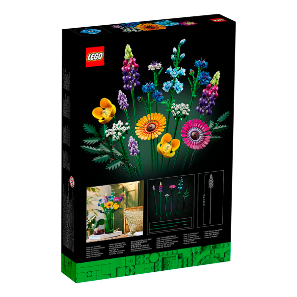 Конструктор Lego 10313 Icons Букет Полевых Цветов - фото 3