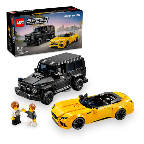 Конструктор Lego 76924 Speed Champions Mercedes AMG GT Roadster - фото 3