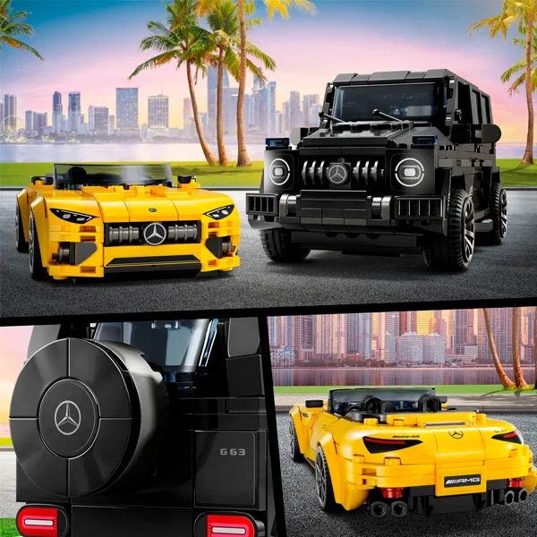 Конструктор Lego 76924 Speed Champions Mercedes AMG GT Roadster - фото 4