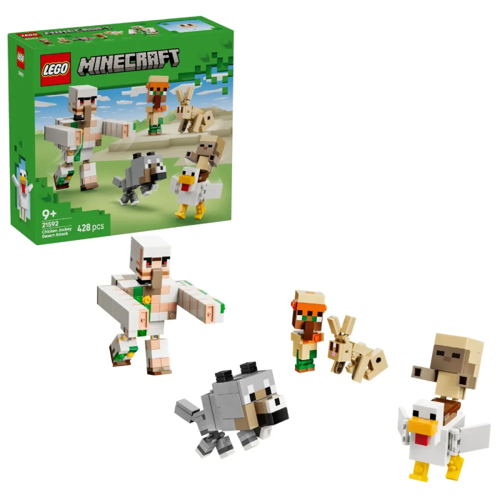 Конструктор LEGO Minecraft Куриный наездник: атака в пустыне 21592