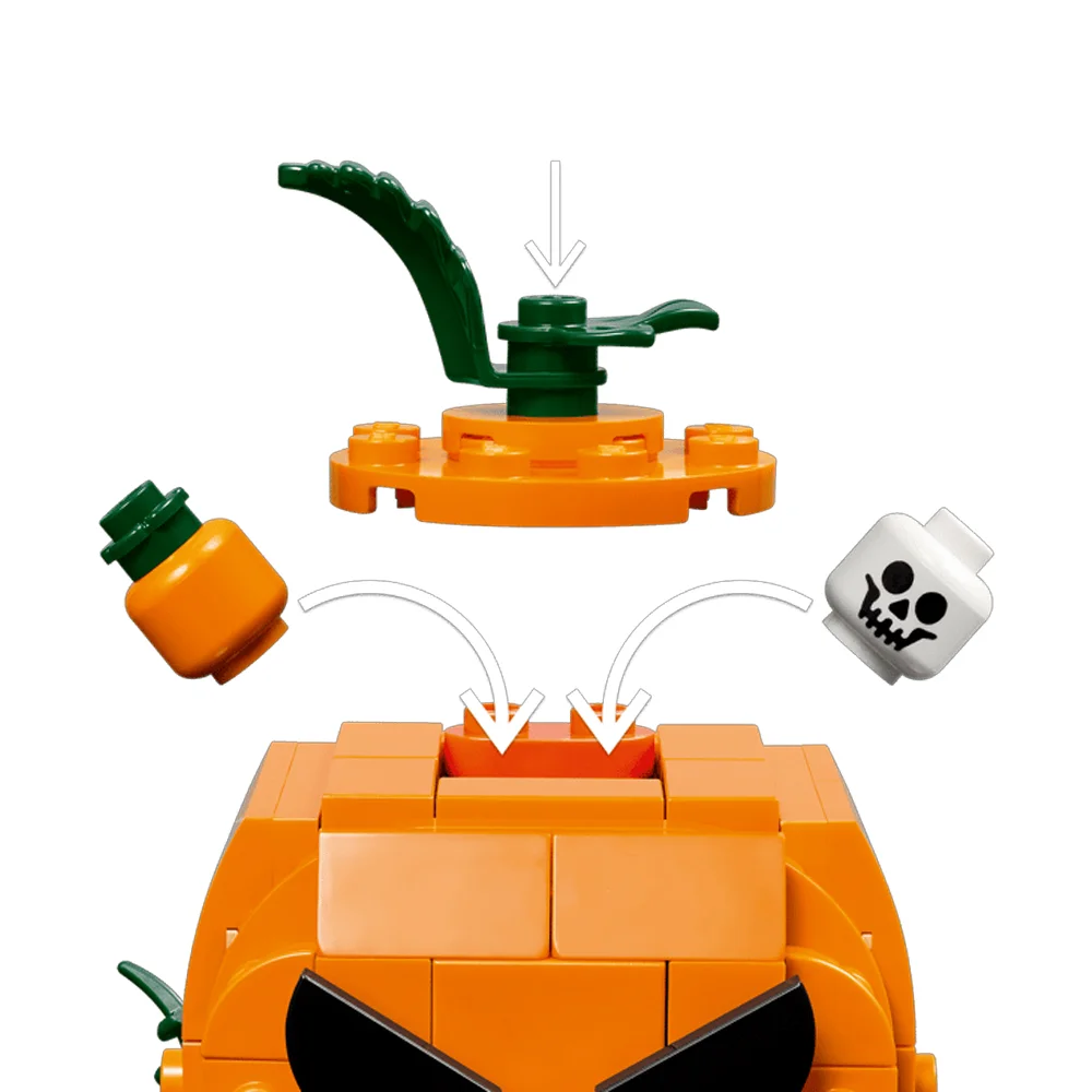 Конструктор LEGO Iconic Пикап для светильника в виде тыквы 40822 - фото 6