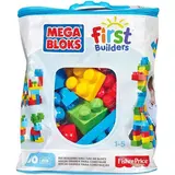 Конструктор Mega Bloks Первостроители 60 шт голубой (DCH55) - фото 2