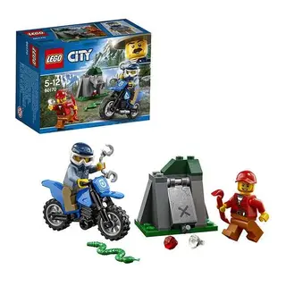 Конструктор Lego City Погоня на внедорожниках 60170