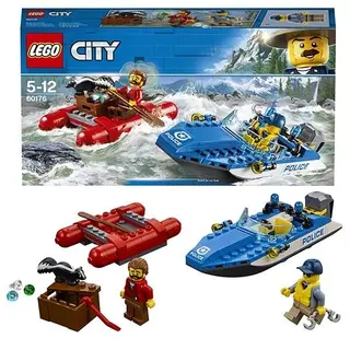 Конструктор Lego City Погоня по горной реке 60176