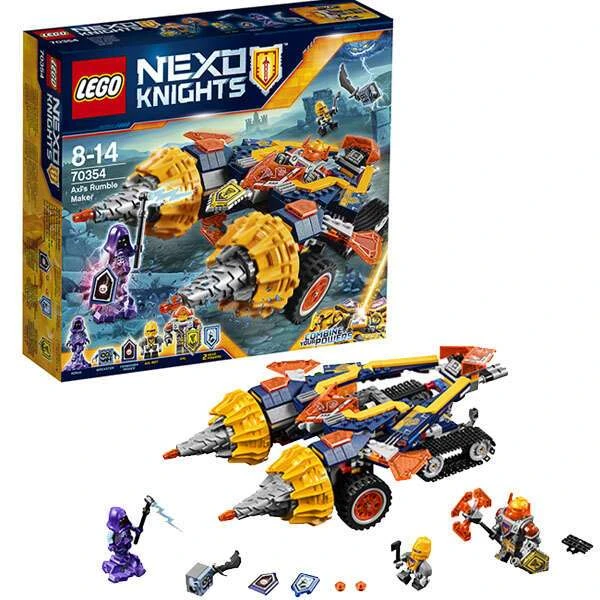 Конструктор Lego Nexo Knights Бур-машина Акселя 70354 - фото 5