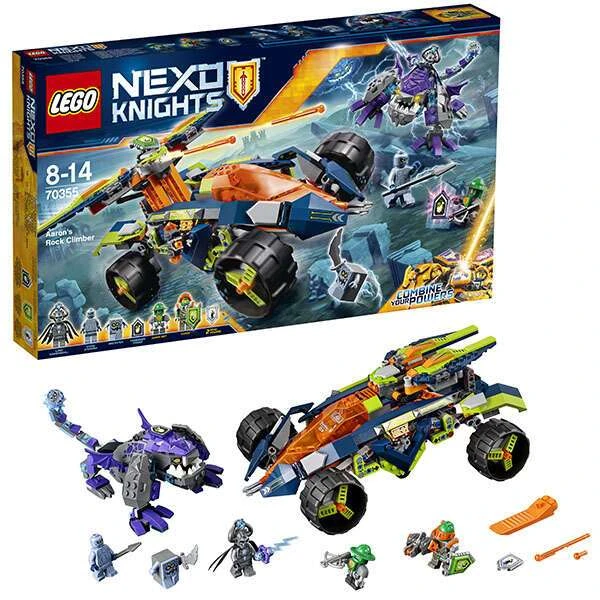 Конструктор Lego Nexo Knights Вездеход Аарона 4x4 70355 - фото 6