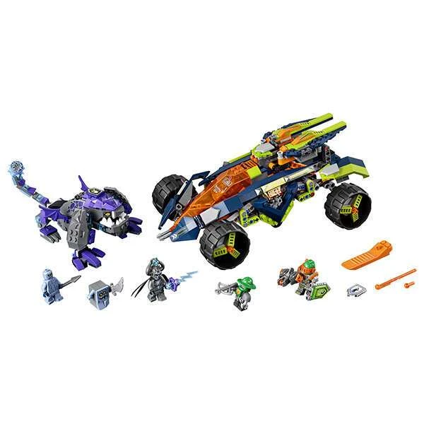 Конструктор Lego Nexo Knights Вездеход Аарона 4x4 70355 - фото 5