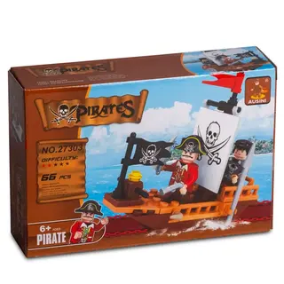 Игровой конструктор Ausini Toys Пираты (27303) / 66 деталей