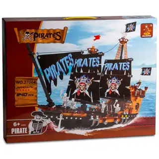 Игровой конструктор Keyixing 27004 ПИРАТЫ (840 деталей в наборе) Пираты (27004) - фото 3
