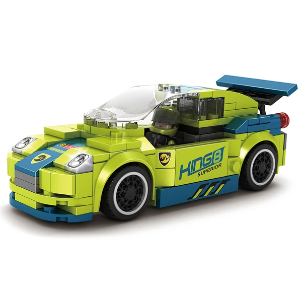 Игровой конструктор Keyixing 26412 ГОНКА (196 детали в наборе) Гонка (26412) / 193 детали - фото 3