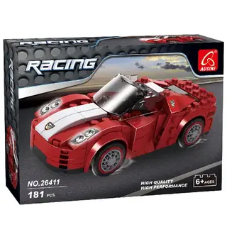 Игровой конструктор Ausini Toys Гоночный автомобиль Ferro (26411) / 181 деталь