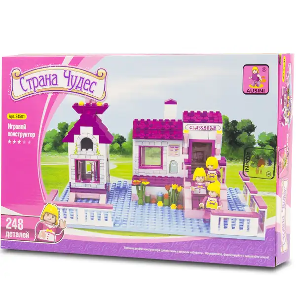Игровой конструктор Ausini Toys Веселая школа (24501) / 248 деталей