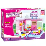 Игровой конструктор Keyixing 24409 МИР ЧУДЕС (156 деталей в наборе) Магазин сладостей (24409) / 151 деталь - фото 2