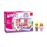 Игровой конструктор Keyixing 24409 МИР ЧУДЕС (156 деталей в наборе) Магазин сладостей (24409) / 151 деталь